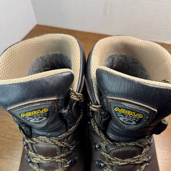 Asolo Mens TPS 520 GV Evo Brown Leather Gore-Tex Serious Hiking Boots, sz 11.5 main image 6